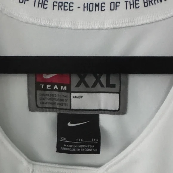 Nike White USA Long Sleeve Jersey XXL - Picture 2 of 3